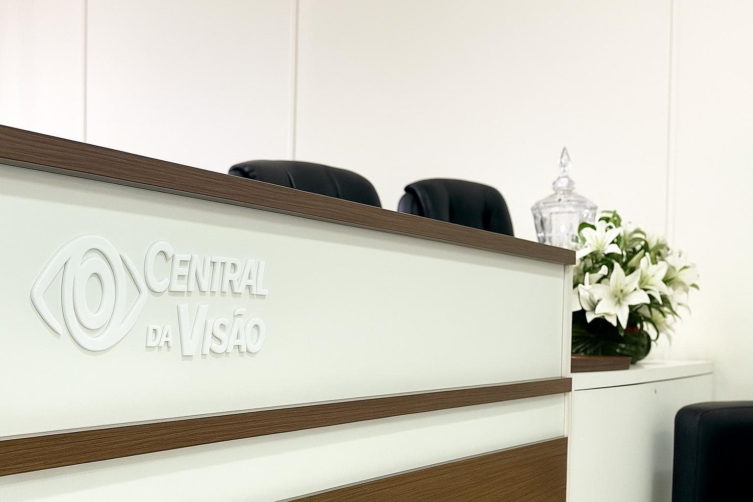 Fachada da Clínica Central da Visão em Balneário Camboriú